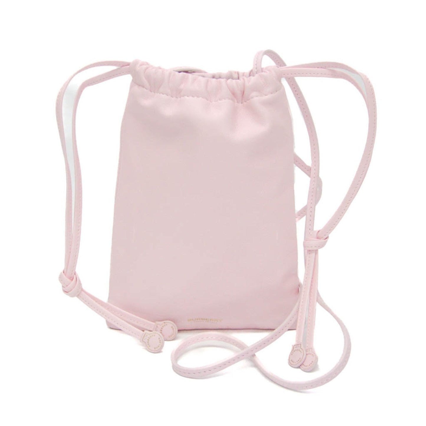 Burberry Brand Leather Pink Shoulder Bag Style 2