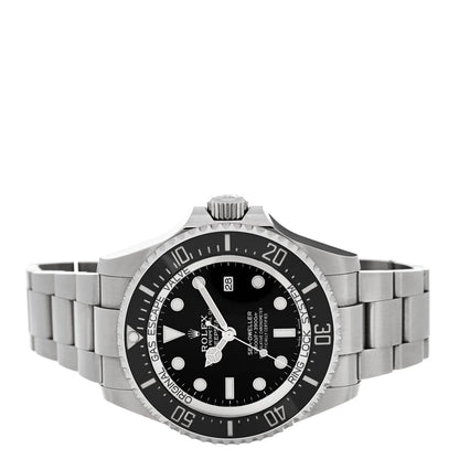 Stainless Steel 44mm Oyster Perpetual Date Sea-Dweller Deepsea Watch Black 126660