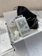 Chanel Luxury Quilted Silver Handbag Rovelle Bags