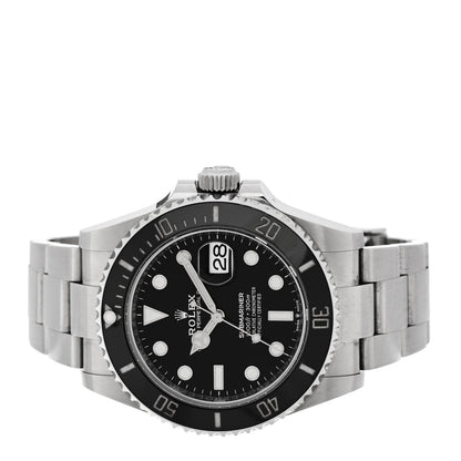 Stainless Steel 41mm Oyster Perpetual Submariner Date Watch Black 126610LN