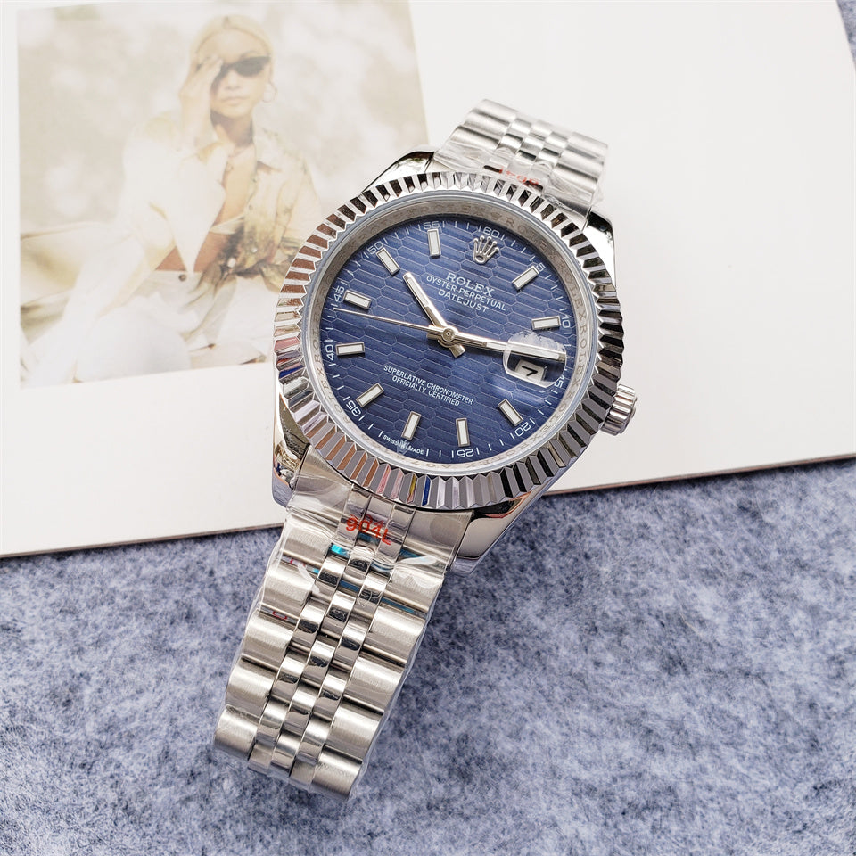 Rolex Datejust 40mm Marine Dial Silver