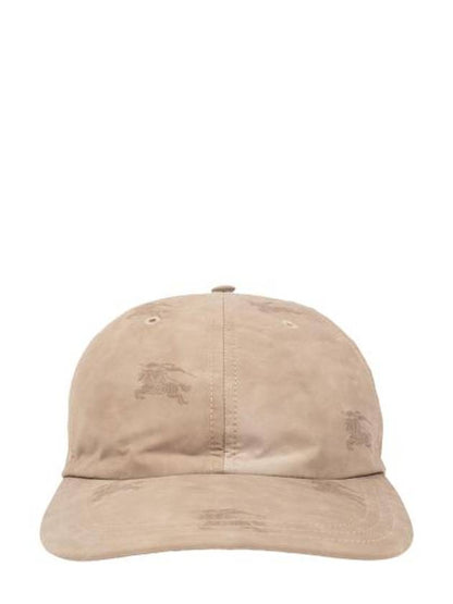 Luxury Burberry EKD Technical Cotton Base Ball Cap Beige