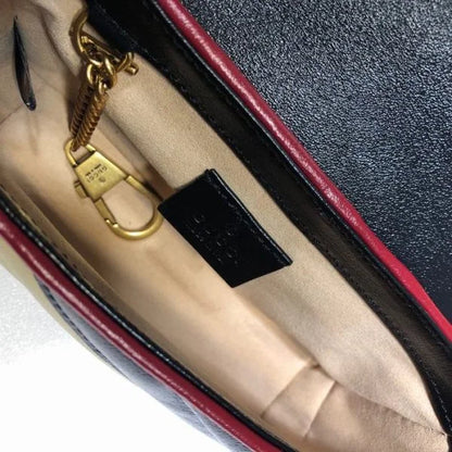 Gucci GG Marmont Matelass茅 Double Shade Bag