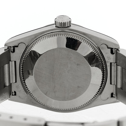 Stainless Steel 31mm Oyster Perpetual Watch Black 77080