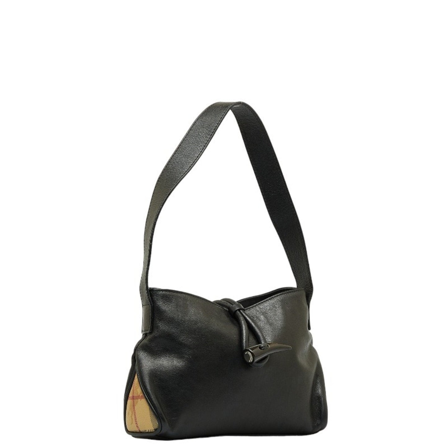 Burberry Brand Leather Black Shoulder Bag Style 7