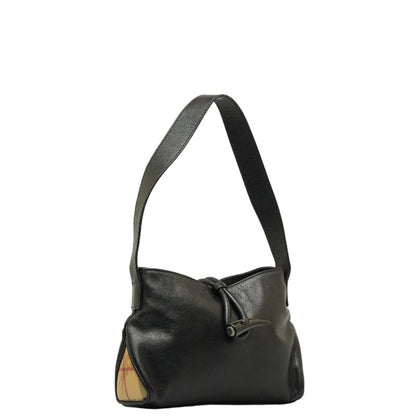 Burberry Brand Leather Black Shoulder Bag Style 7