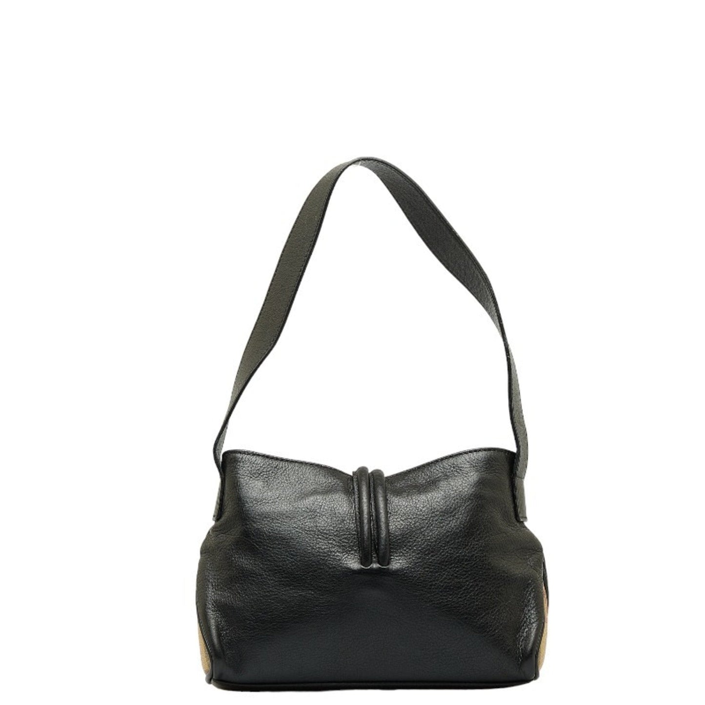 Burberry Brand Leather Black Shoulder Bag Style 7