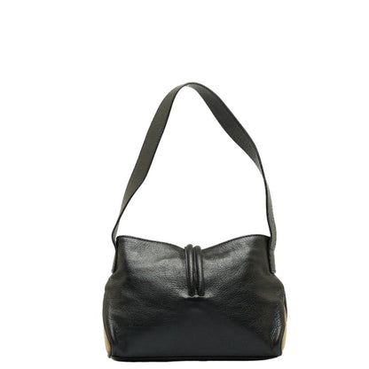 Burberry Brand Leather Black Shoulder Bag Style 7