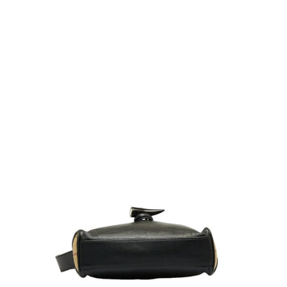 Burberry Brand Leather Black Shoulder Bag Style 7