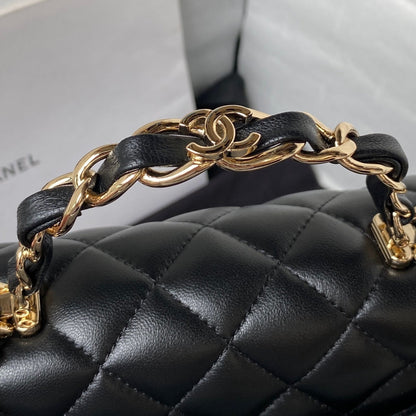 Chanel Mini Flap Bag With Top Handle