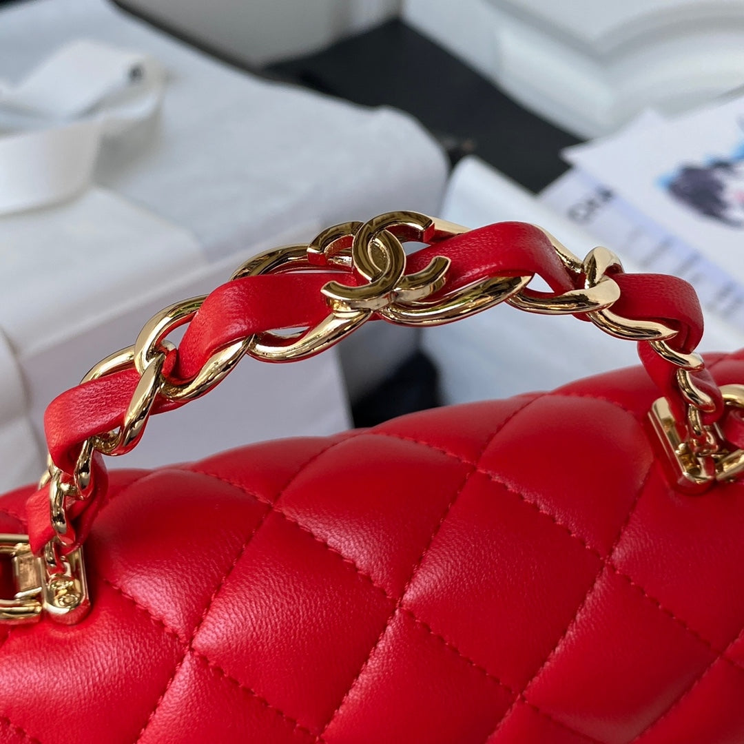 Chanel Mini Flap Bag With Top Handle
