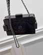 Chanel Luxury Leather Black Handbag Style 12 Rovelle Bags
