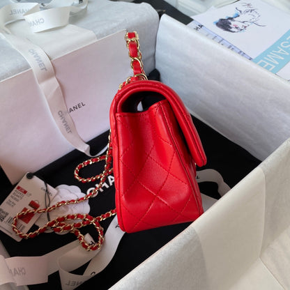 Chanel Mini Flap Bag With Top Handle