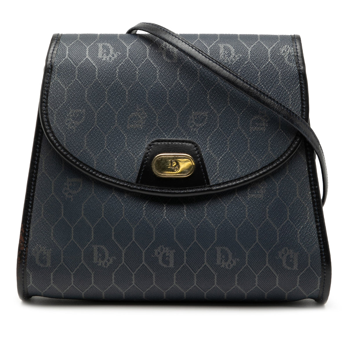 Blue Dior Honeycomb Coated Canvas Crossbody Rovelle Bags