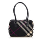 Burberry Fabric United Leather Black Shoulder Bag