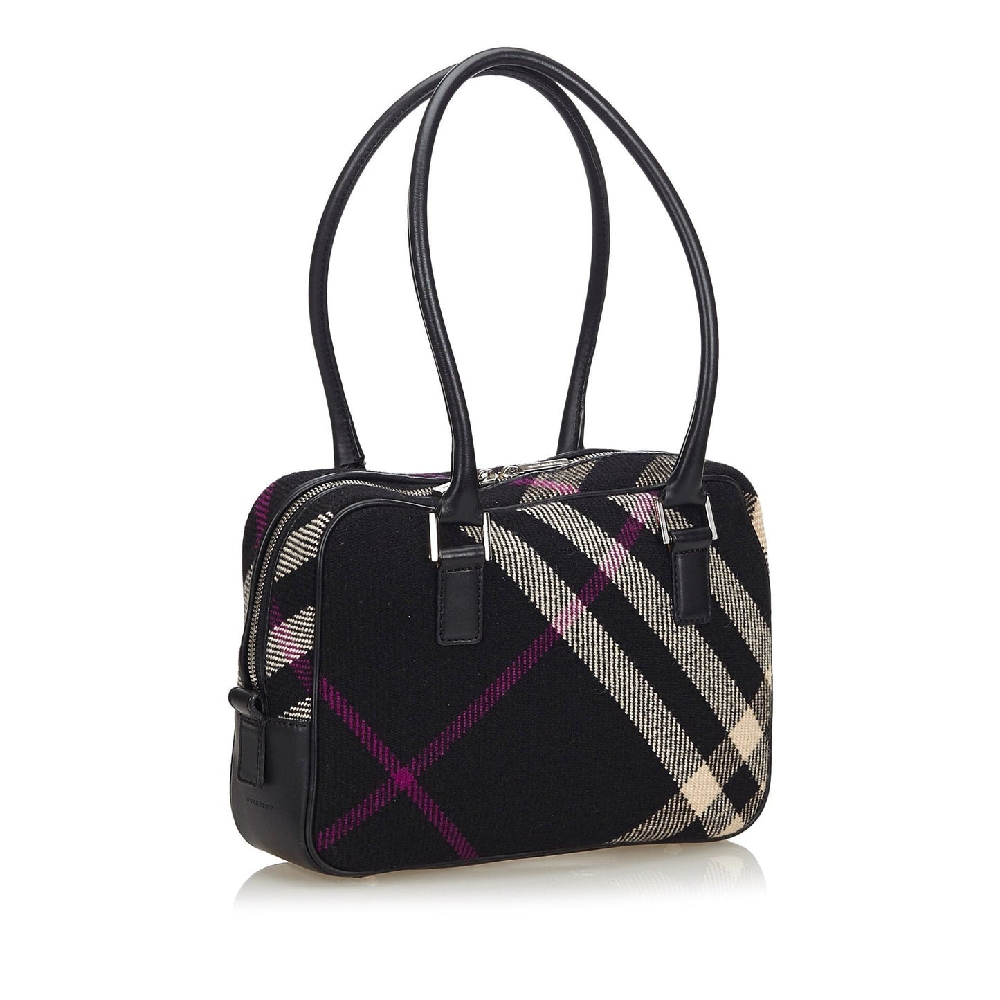 Burberry Fabric United Leather Black Shoulder Bag