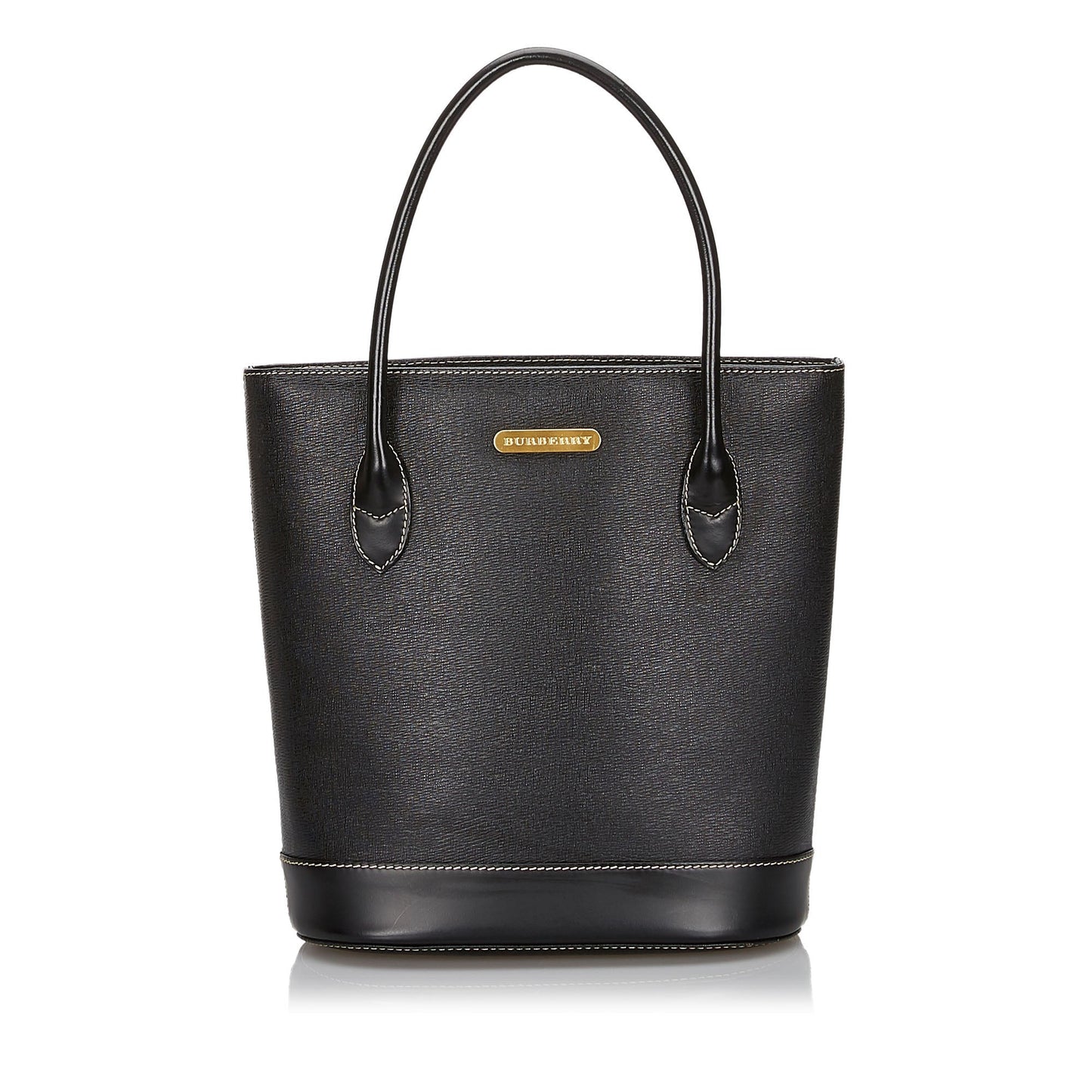 Burberry Others United Leather Black Tote Bag