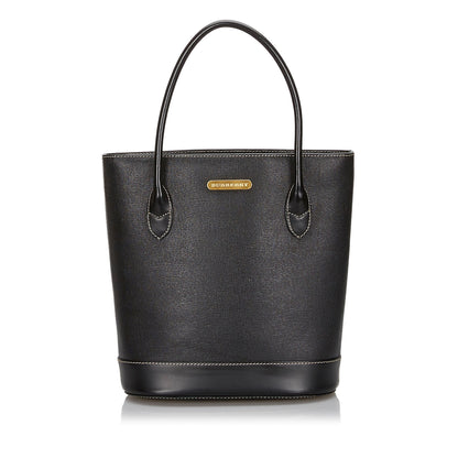 Burberry Others United Leather Black Tote Bag
