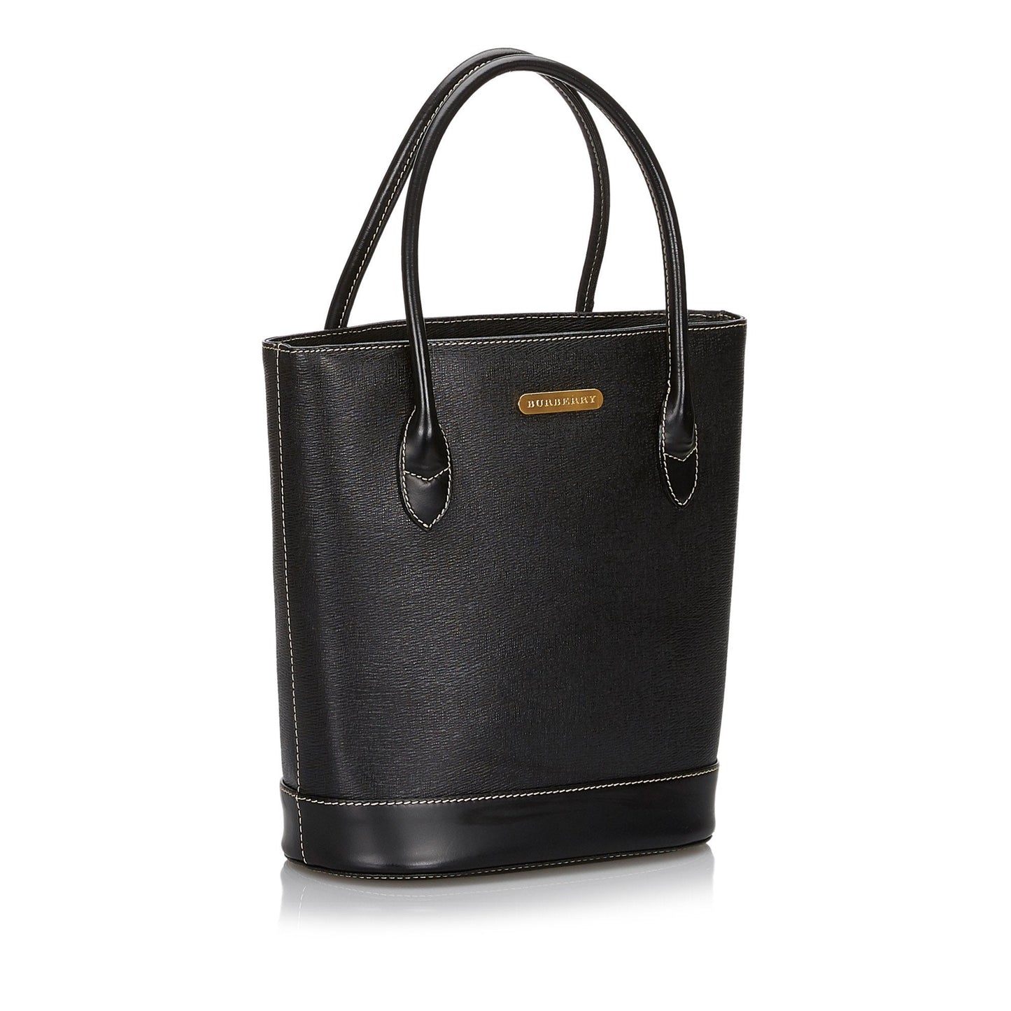 Burberry Others United Leather Black Tote Bag