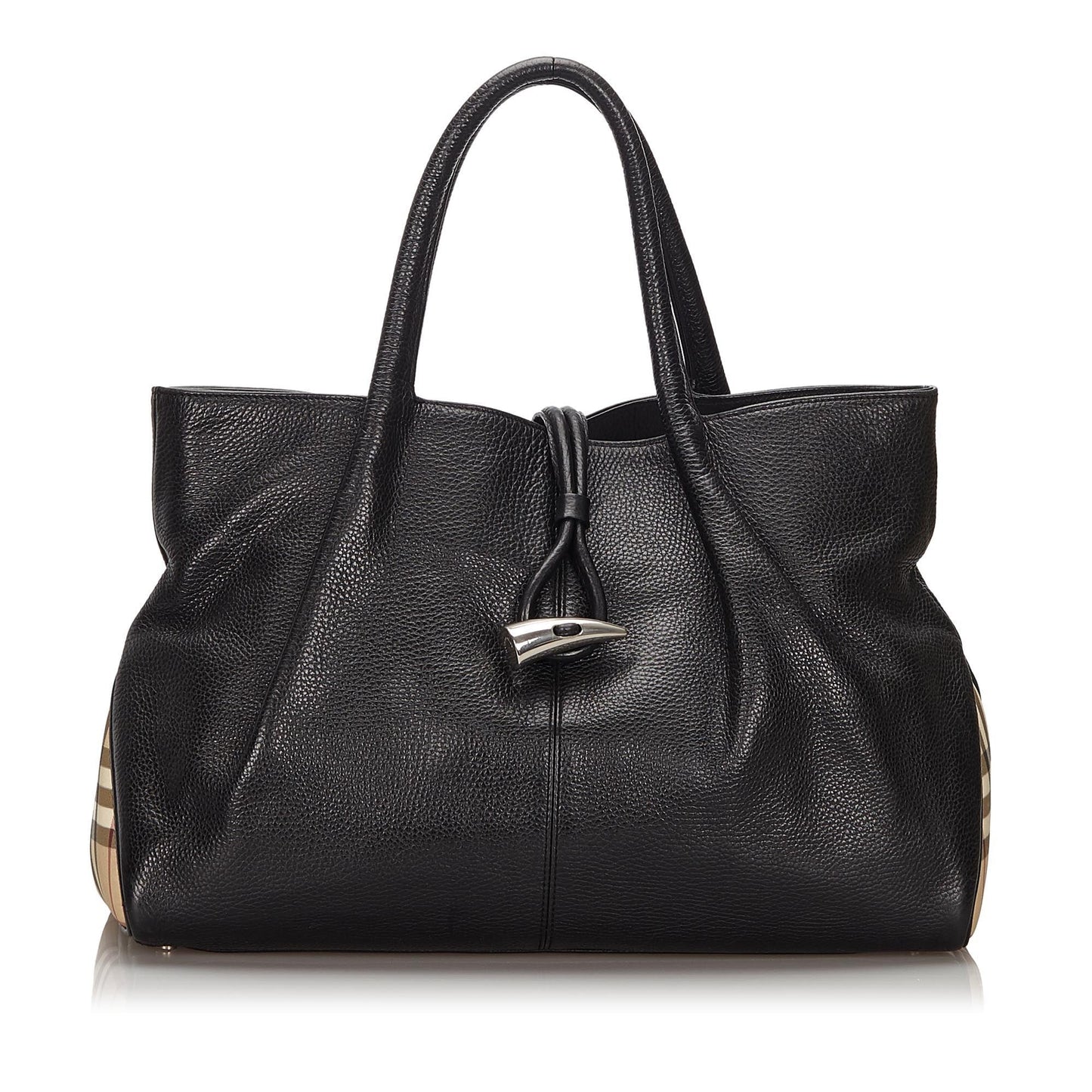 Burberry Others United Leather Black Tote Bag Style 5