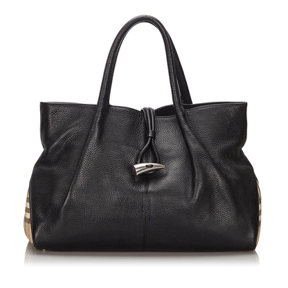 Burberry Others United Leather Black Tote Bag Style 5