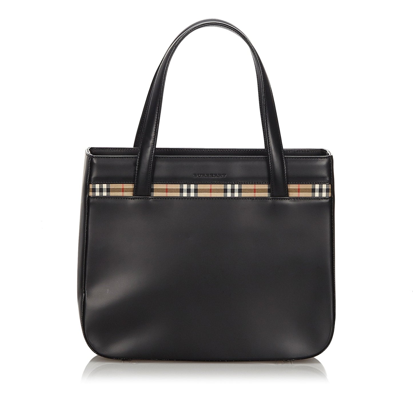Burberry Others United Leather Black Tote Bag Style 4