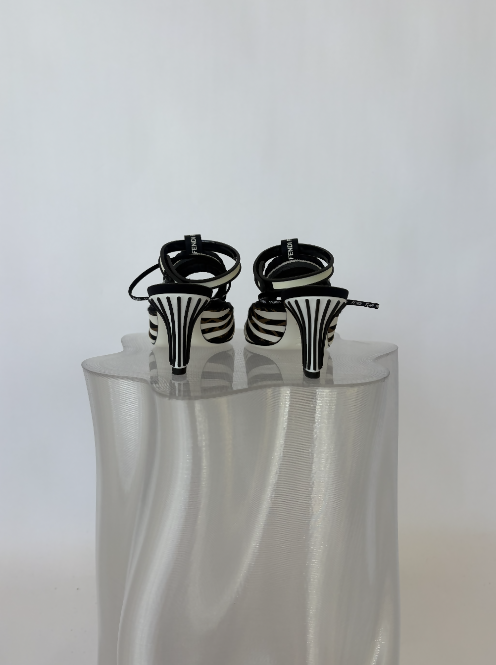 Fendi Zucca Heeled Sandals Rovelle Bags