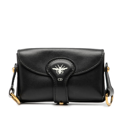 Dior Saddle Leather Black Crossbody Rovelle Bags