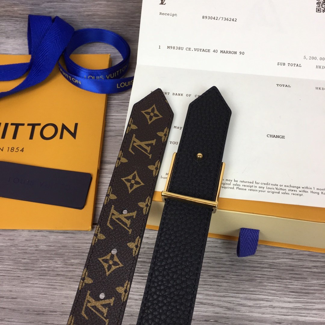 Leather Belt Louis Vuitton