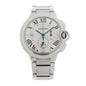 Stainless Steel 44mm Ballon Bleu De Cartier Chronograph Automatic Watch