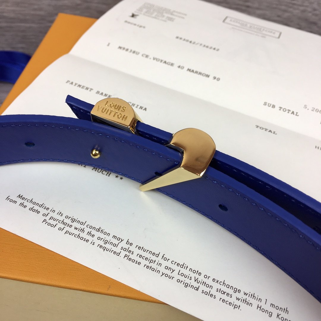 Leather Belt Louis Vuitton