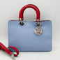 Christian Dior Smooth Calfskin Medium Diorissimo Tote Light Blue 2505142318 Rovelle Bags