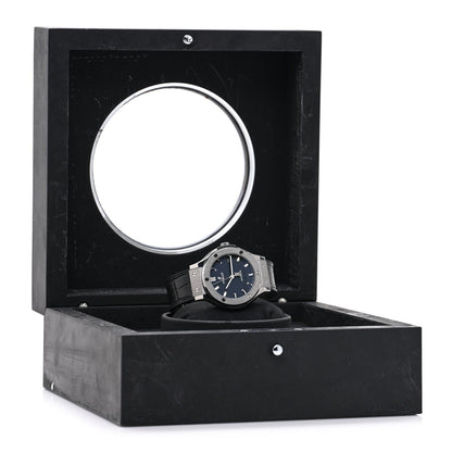 Titanium Alligator 38mm Classic Fusion Automatic Watch Black 565.NX.1171.LR