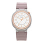 Stainless Steel 18K Rose Gold Diamond Bezel 36mm Cut Automatic Watch Glycine