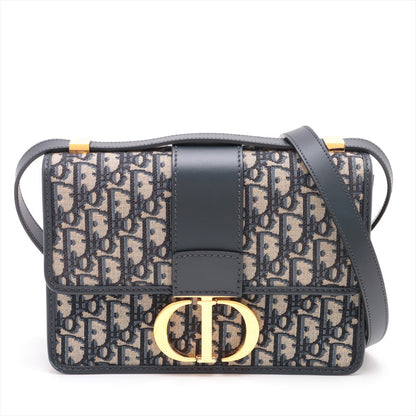 Christian Dior Blue Dior Oblique Jacquard 30 Montaigne Shoulder Bag [Clearance Sale] Rovelle Bags