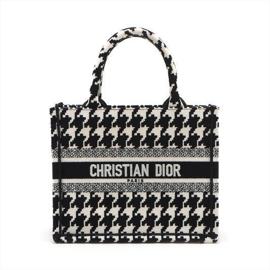 Christian Dior Black X White Canvas Small Book Tote [Clearance Sale] Rovelle Bags