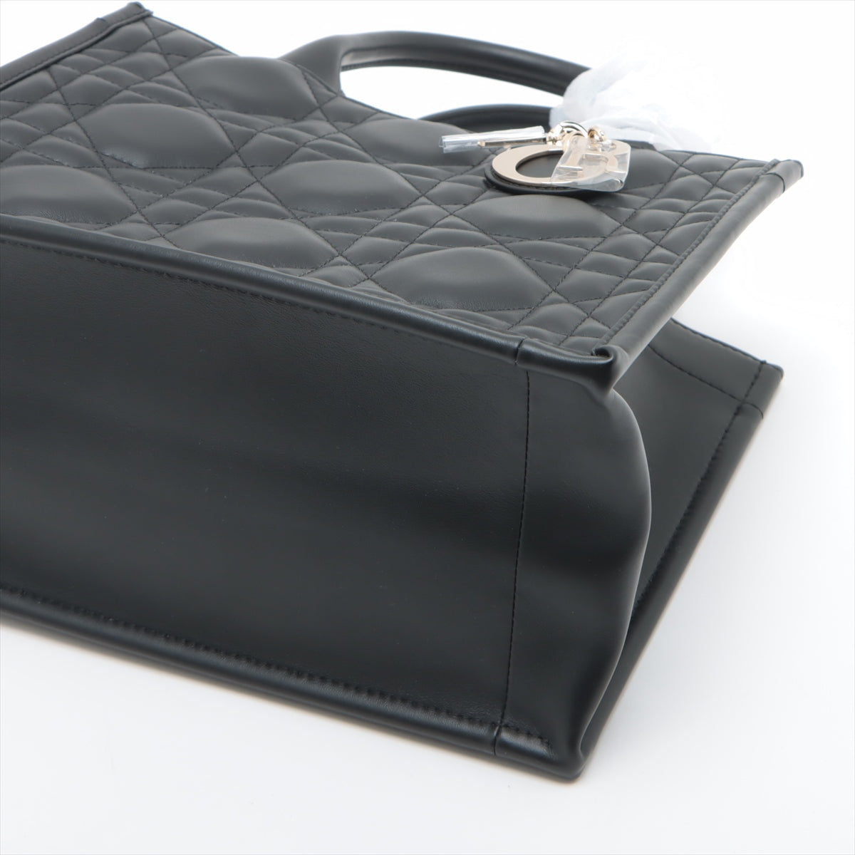 Dior Book Tote Leather Black Tote Bag Rovelle Bags