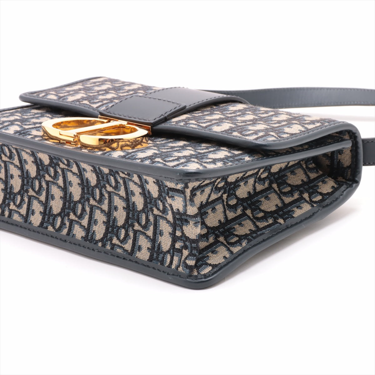 Christian Dior Blue Dior Oblique Jacquard 30 Montaigne Shoulder Bag [Clearance Sale] Rovelle Bags