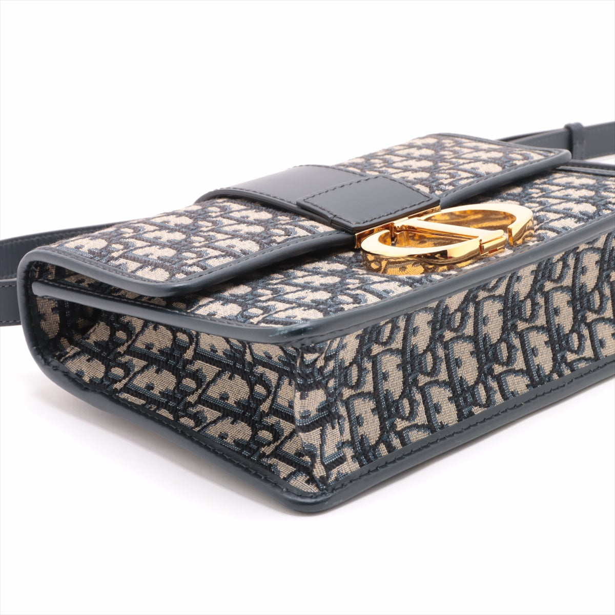 Christian Dior Blue Dior Oblique Jacquard 30 Montaigne Shoulder Bag [Clearance Sale] Rovelle Bags