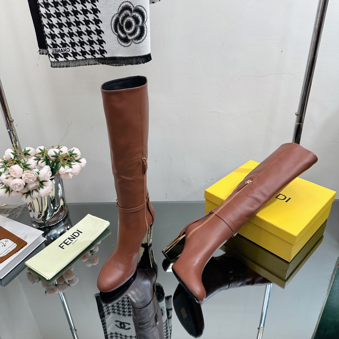 Fendi Delfina Knee High Boots