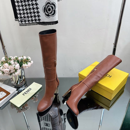 Fendi Delfina Knee High Boots