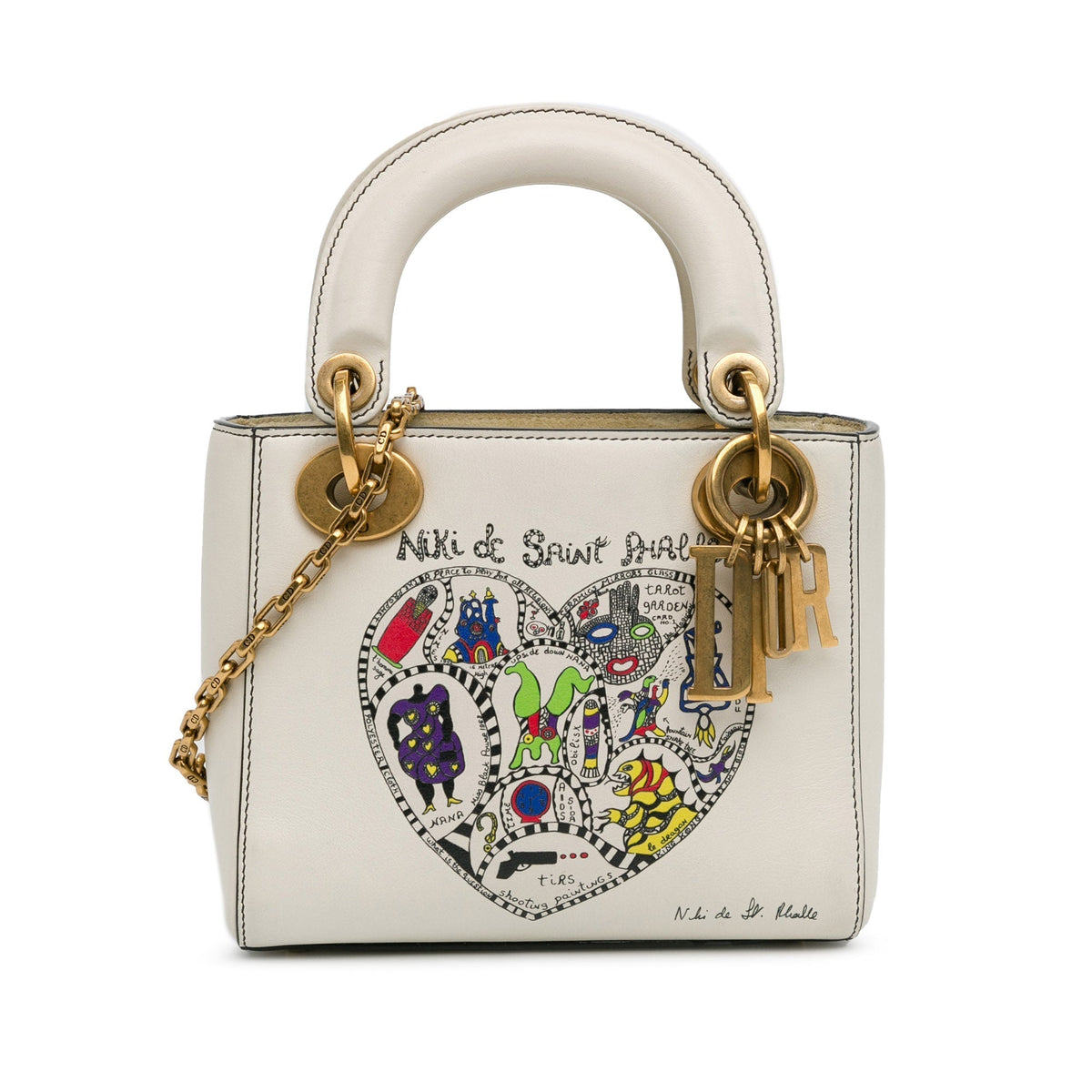 Dior Lady Dior Niki Chain Leather Shoulder Bag Rovelle Bags