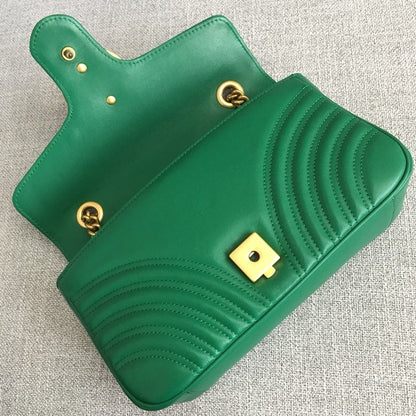 Gucci Marmont Small Matelassé Shoulder Bag