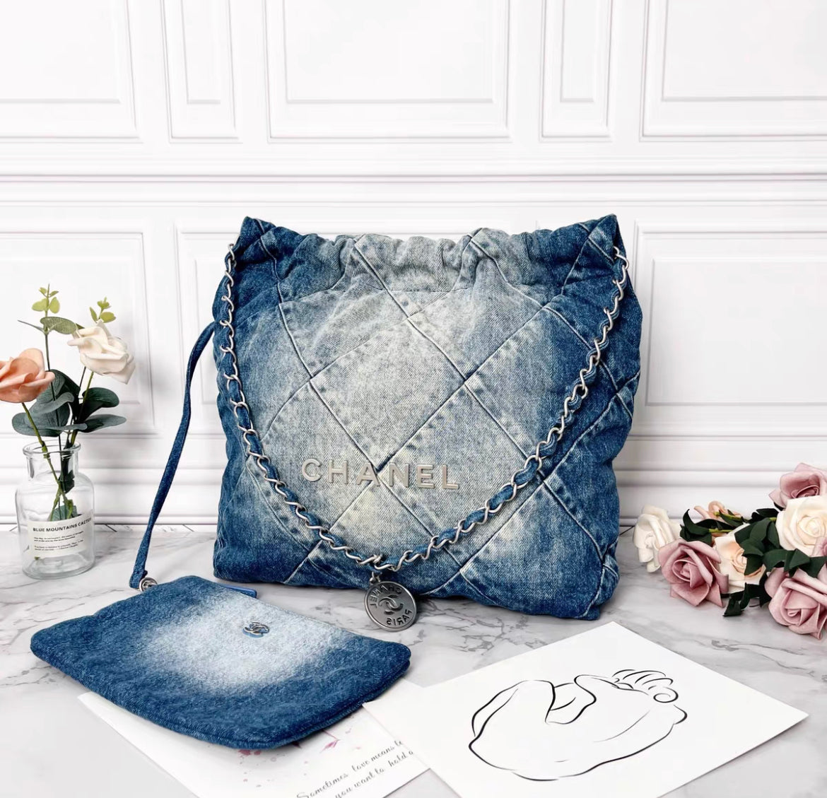 Chanel Chanel 22 Black Shoulder Bag Rovelle Bags