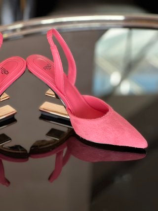 Fendi First Heel Slingbacks