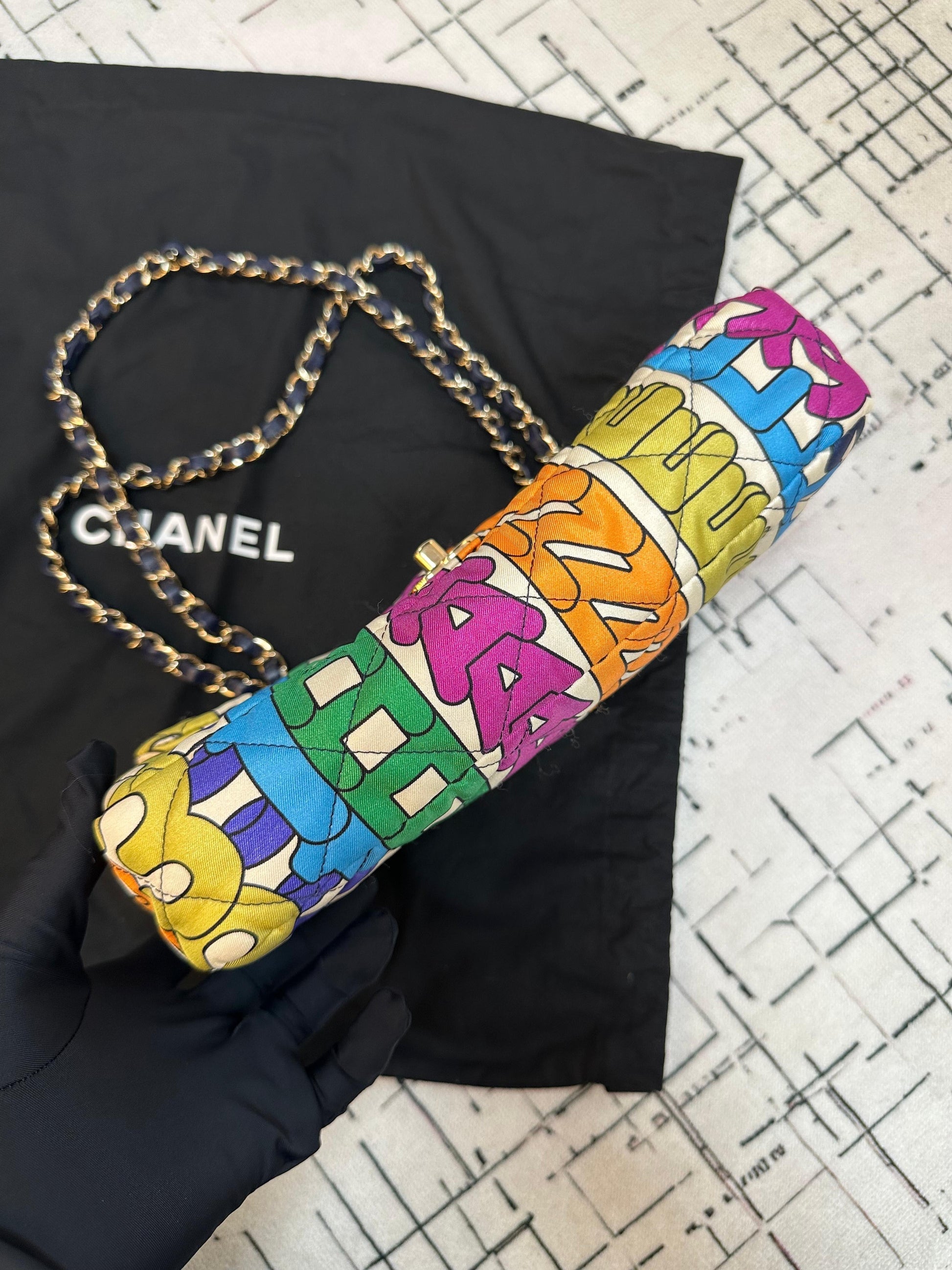 Chanel Luxury Leather Gold Shoulder Bag Style 3 Rovelle Bags