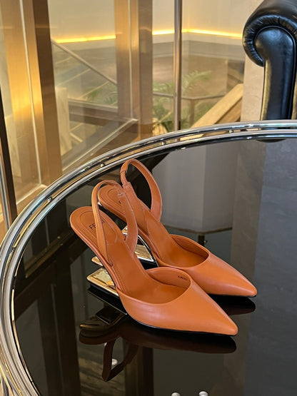 Fendi First Heel Slingbacks