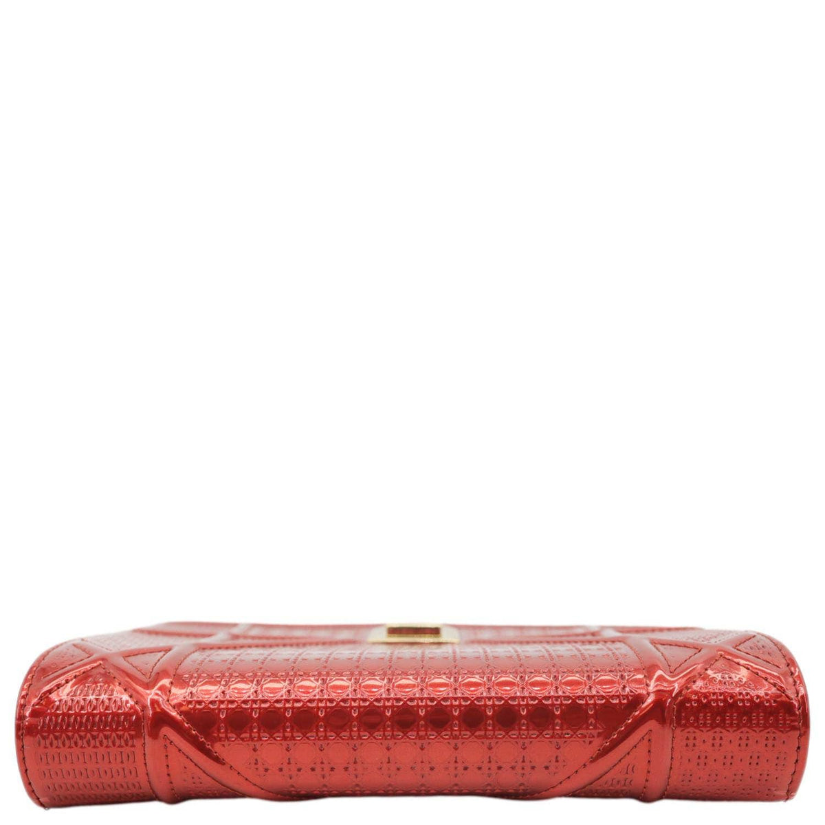 Christian Dior Diorama Flap Micro-Cannage Patent Leather Crossbody Bag Red Rovelle Bags