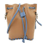 FENDI Mon Tresor Mini Leather Drawstring Bucket Bag Brown Rovelle Bags