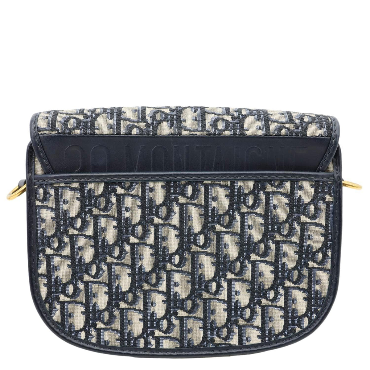 Christian Dior Bobby Medium Oblique Jacquard Canvas Crossbody Bag Navy Blue Rovelle Bags